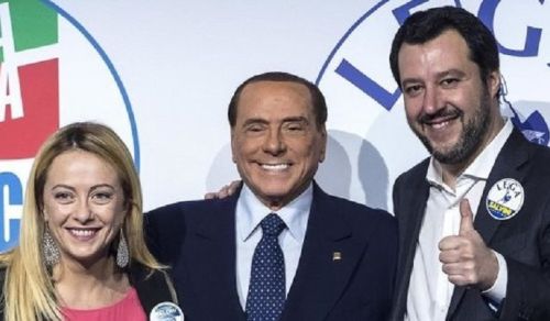 Berluconi  Salvini Meloni